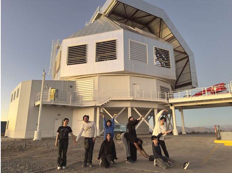 Click to enlarge Magellan Clay telescope Chile