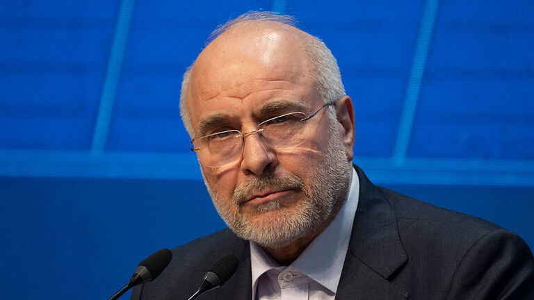 Click to enlarge Iranian Parliament Speaker Mohammad Bagher Ghalibaf