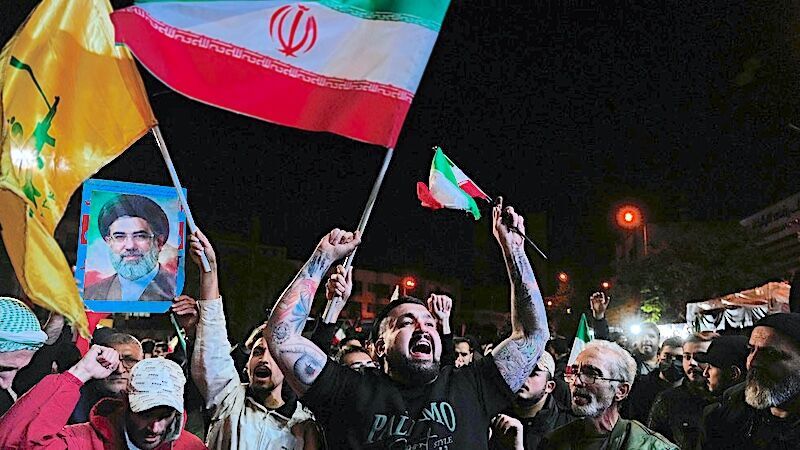 Iranians celebrating