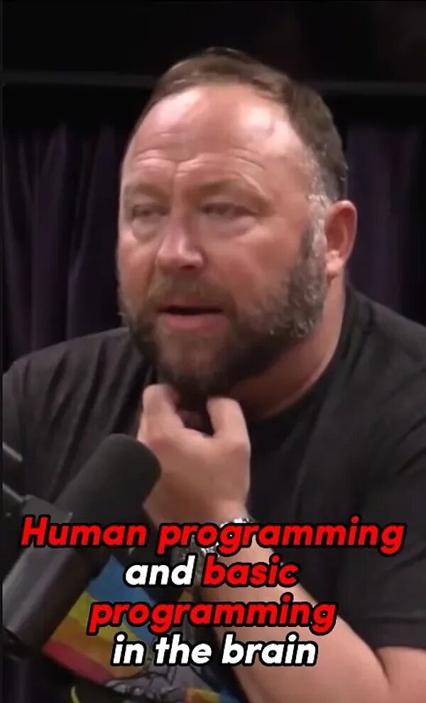 Click to enlarge Alex Jones quote programming brain