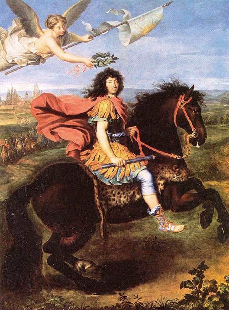 Click to enlarge painting louix XIV maastreicht siege