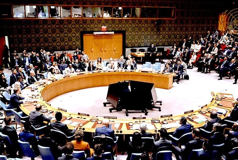 Security Council meeting