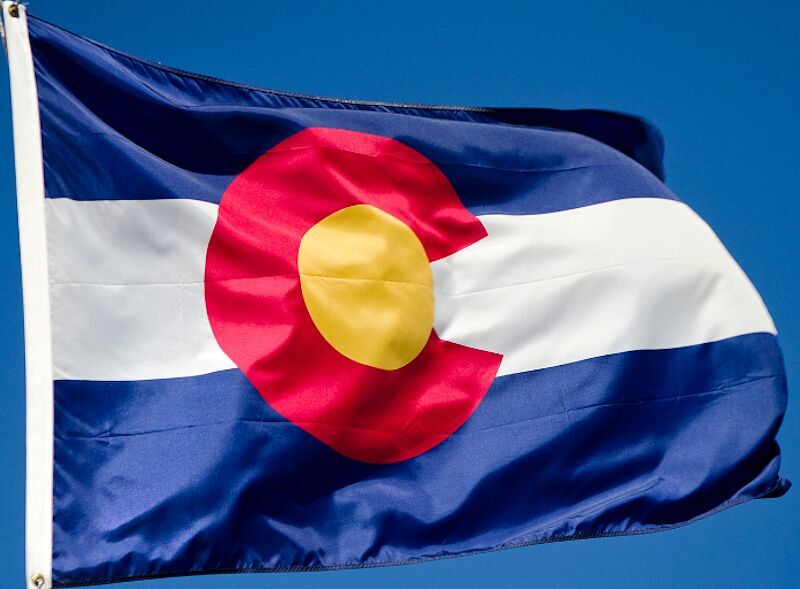 Click to enlarge colorado state flag