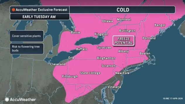 Click to enlarge cold snap April 2026