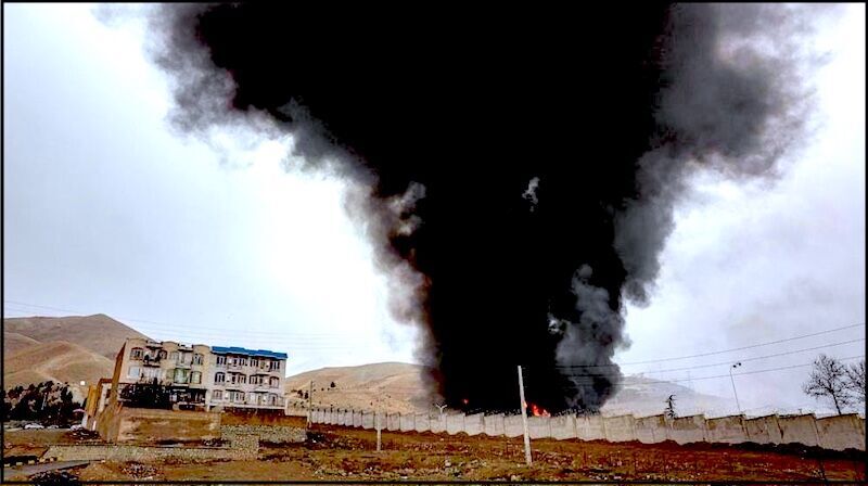 Smoke plume