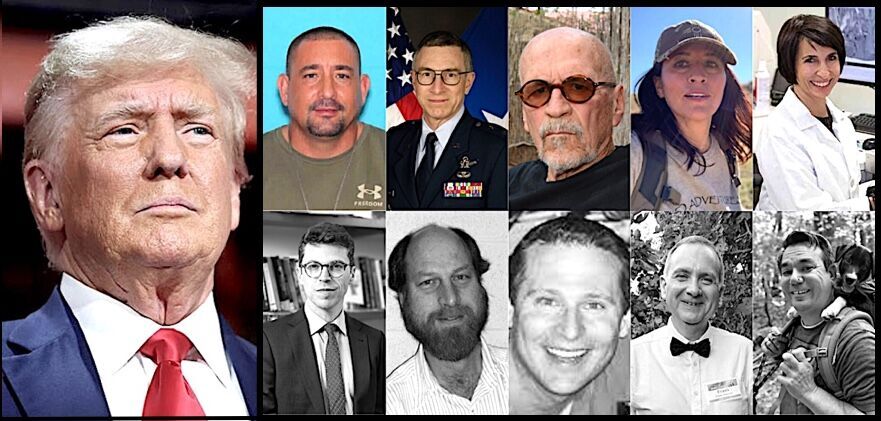Trump and ten experts missing or dead