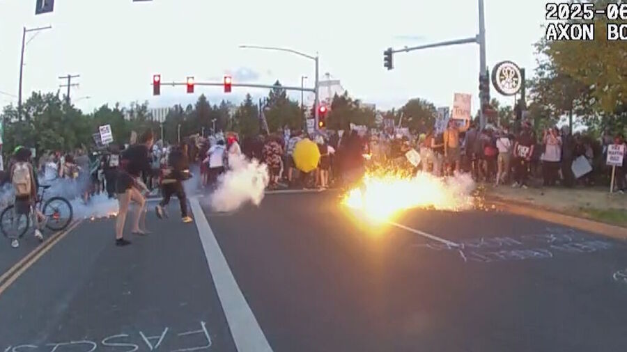 ice protet spokan june 2025