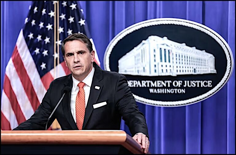 Acting Attorney General Todd Blanche