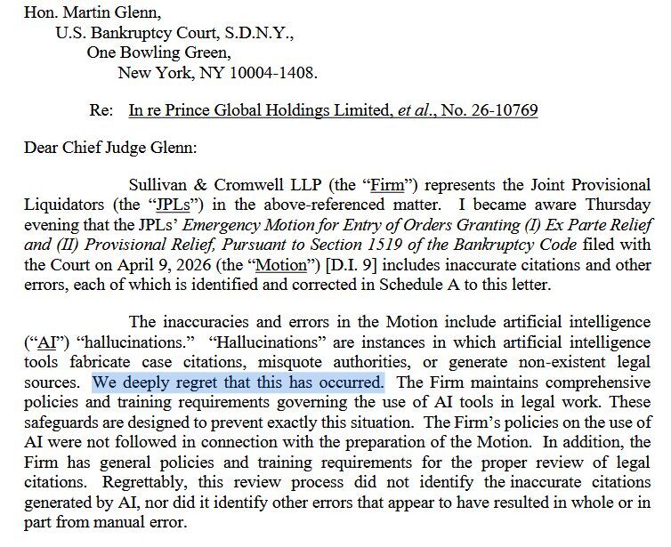 Click to enlarge Excerpt from Andrew Dietderich’s letter to Chief Judge Martin Glenn