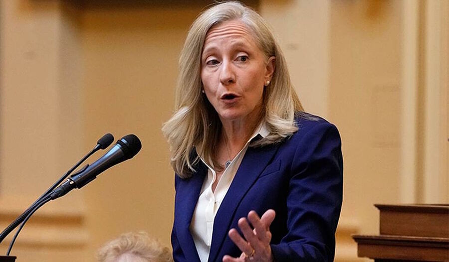 Click to enlarge Virginia Governor Abigail Spanberger