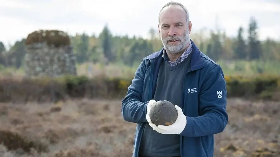 unexploded shell battle of culloden