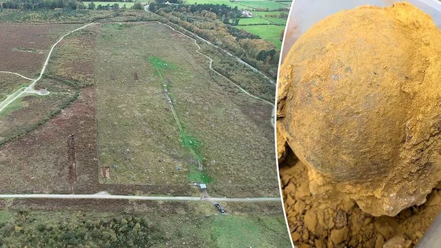 unexploded shell battle of culloden scotland