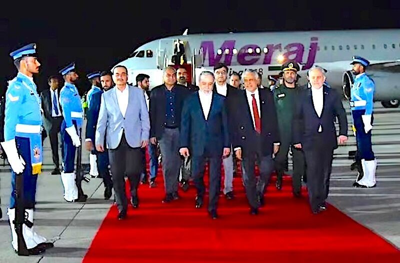 Iran FM arrival pakistan