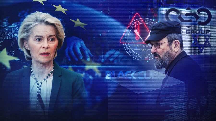Von der Leyen Black cube  collage