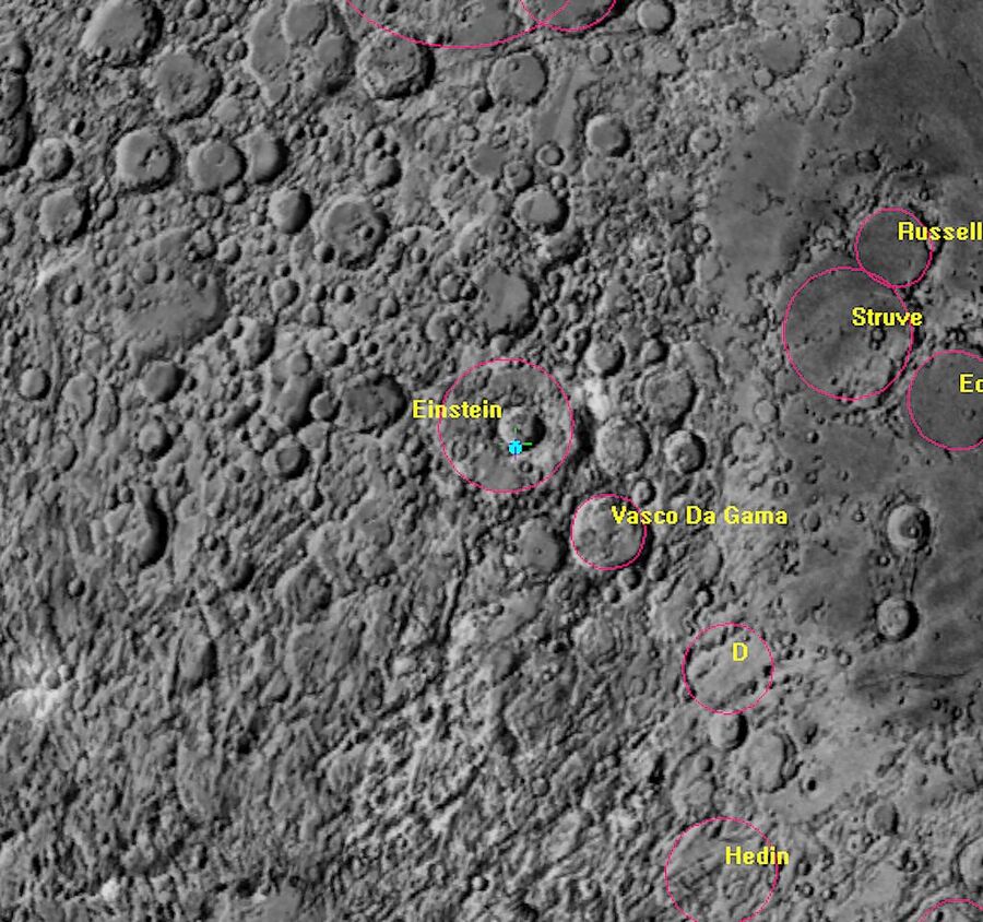 space x debris moon crash rocket stages
