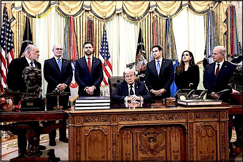 Click to enlarge White house meeting Trump etc.