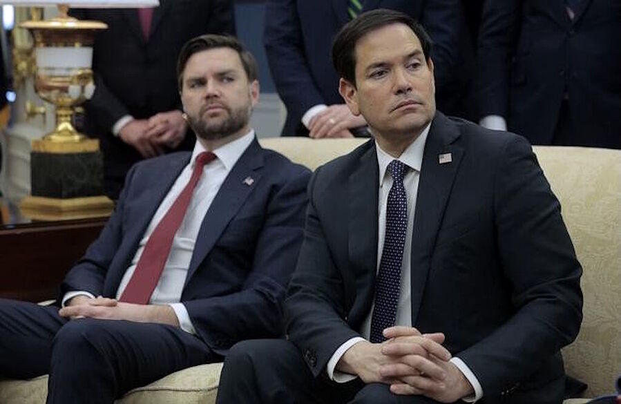Click to enlarge jd vance marco rubio oval office