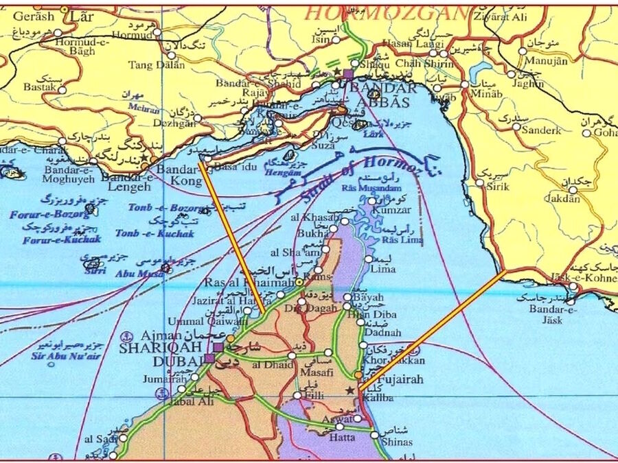 iran new corridor hormuz irgc