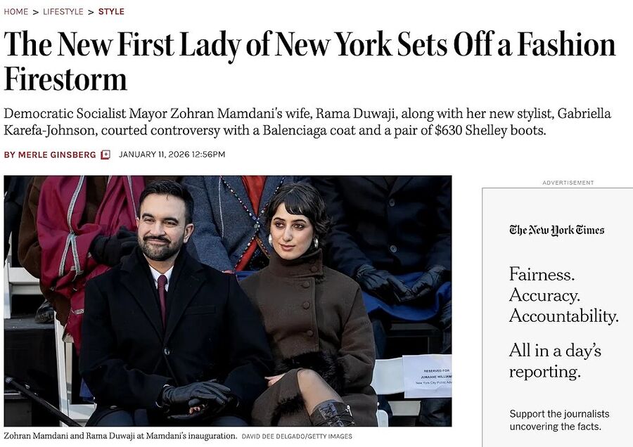 new york city mamdani wife controversy
