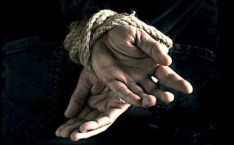 Hands tied
