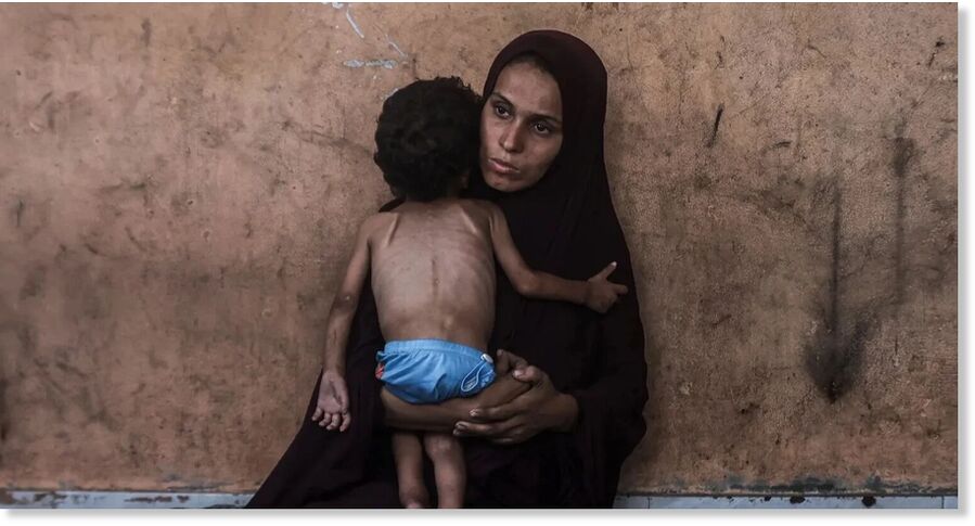 starving in gaza
