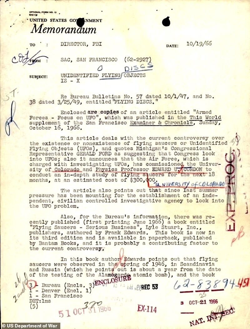 Memorandum page