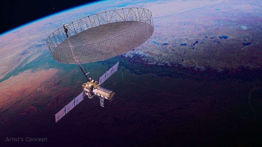 NISAR satellite land measurement