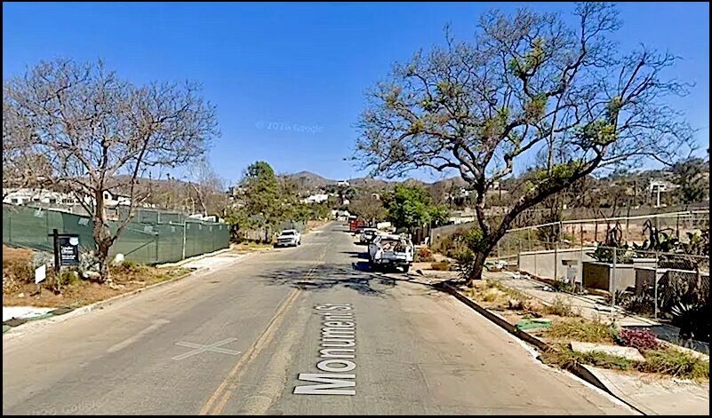 Street after LA fires