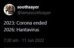 Soothsayer tweet