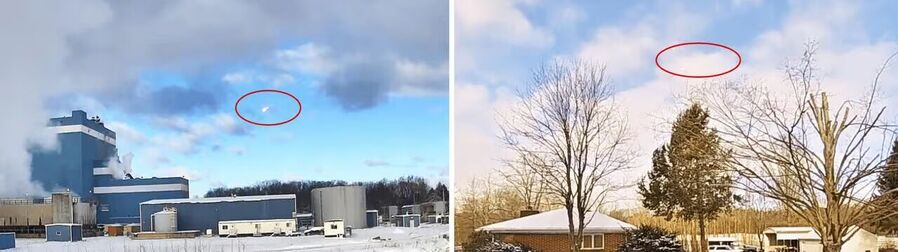 video captures a fireball in Kennerdell, Pa