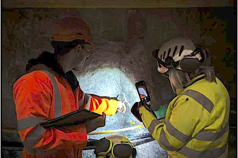 2 examine rock area