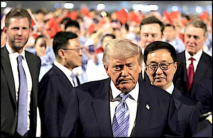 Trump and group Beijing