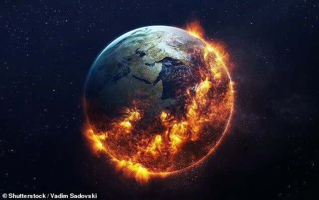 Illustration of Apocalyptic Earth
