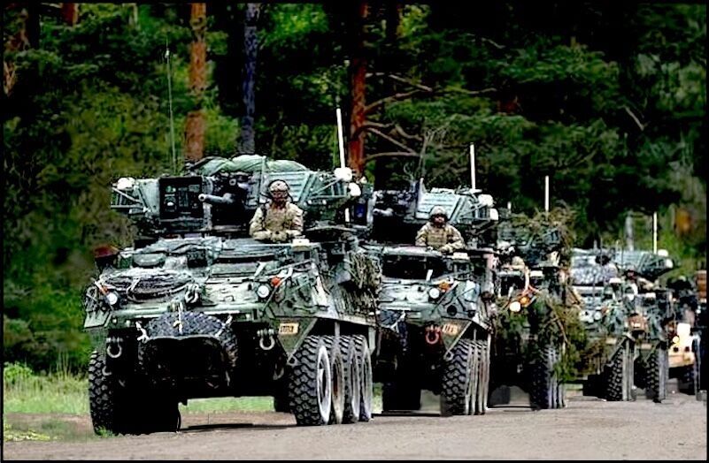 military convoy