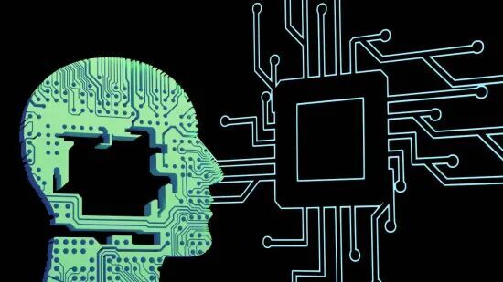 graphic of AI in brain