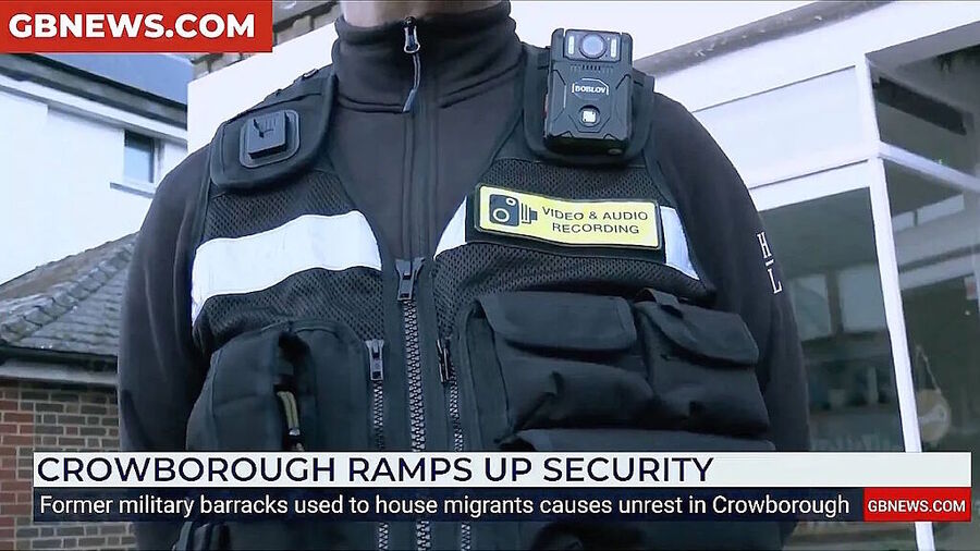 britain crowsborough security patrol migrants