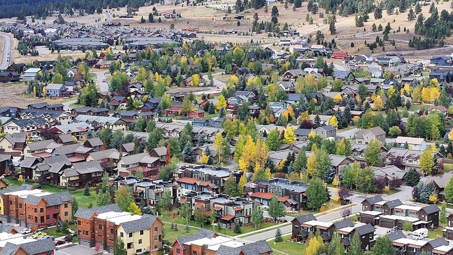 big sky montana aerial shot wealth billlionaire