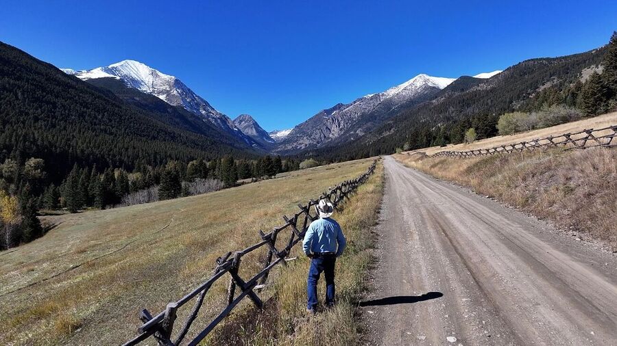 crazy mountains big timber canyon montana view
