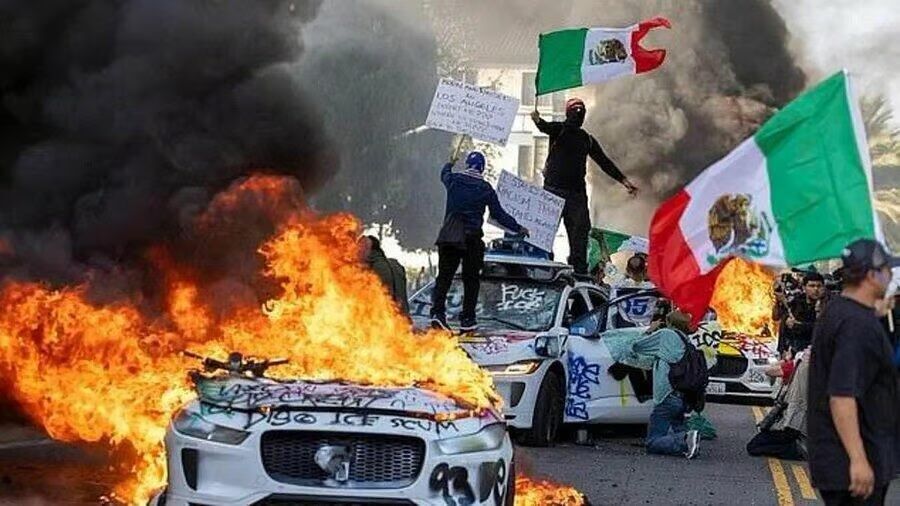ANTIFA protesters