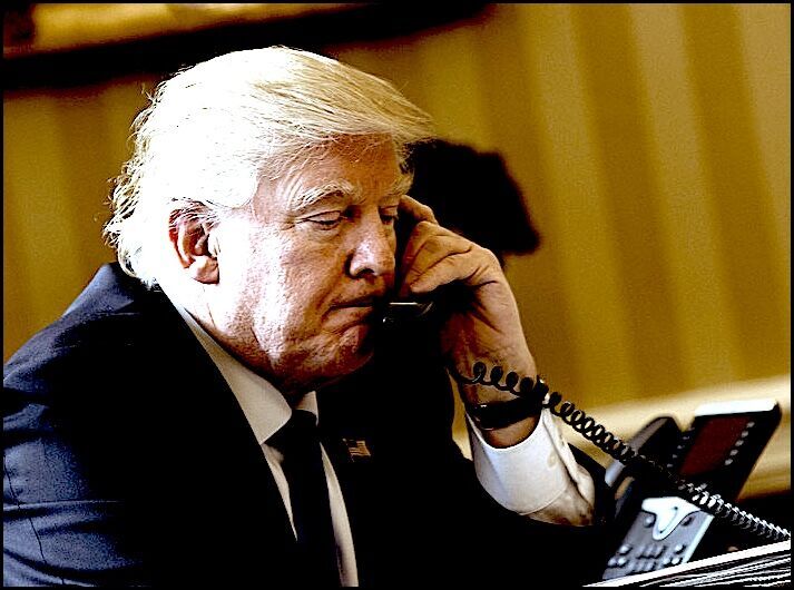 Trump on phone