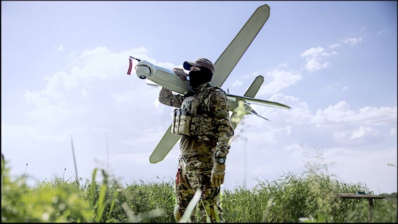 Ukrainian drone operator