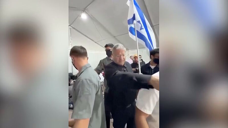 Click to enlarge Itamar Ben-Gvir flotilla samoud activists detained