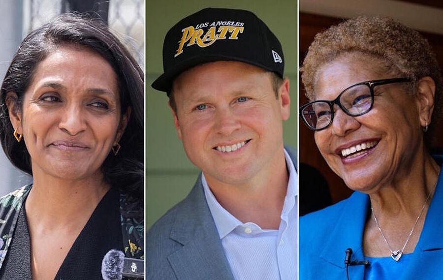 Click to enlarge pratt bass raman los angeles mayor race