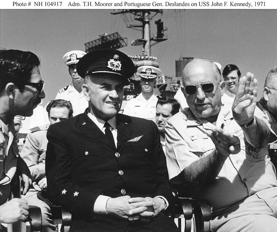 Click to enlarge Admiral Thomas Hinman Moorer