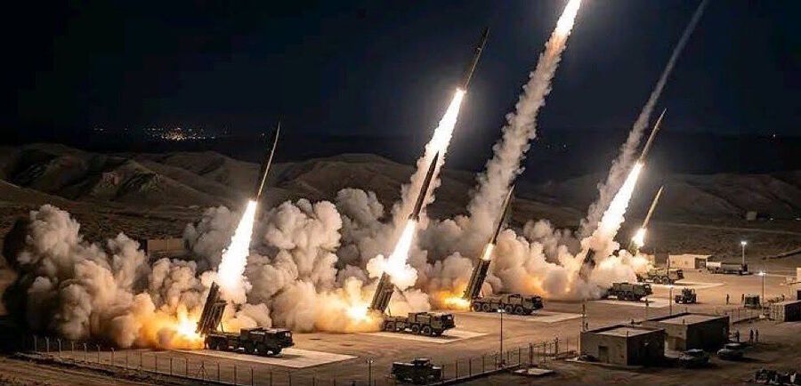 Click to enlarge iran ballistic missile launch