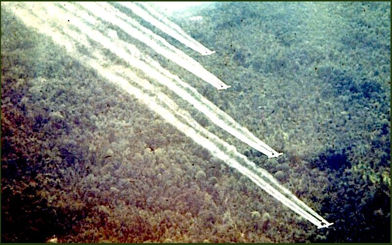 Click to enlarge Planes spraying SVietnam