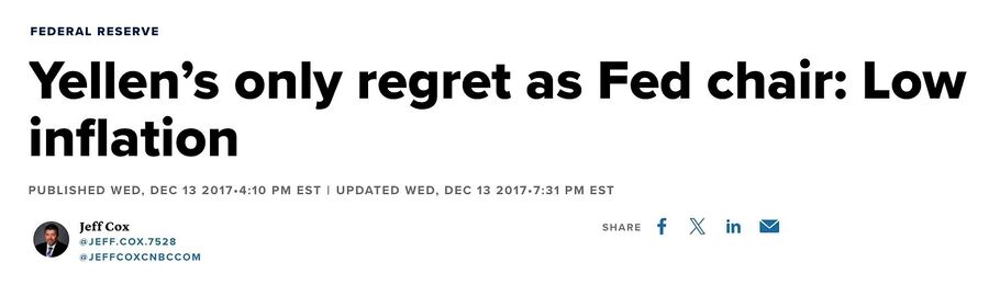 Click to enlarge yelled federal reserve regret low inflaion