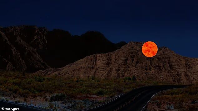 Click to enlarge another artistic impression of a UFO sighting