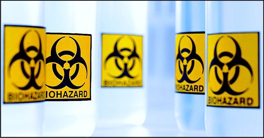 Biohazard warnings