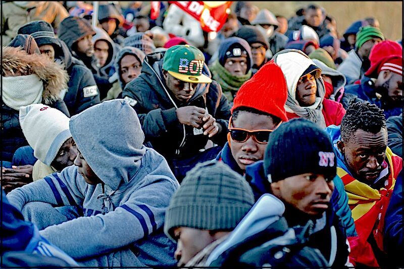 Click to enlarge crowd of not white people